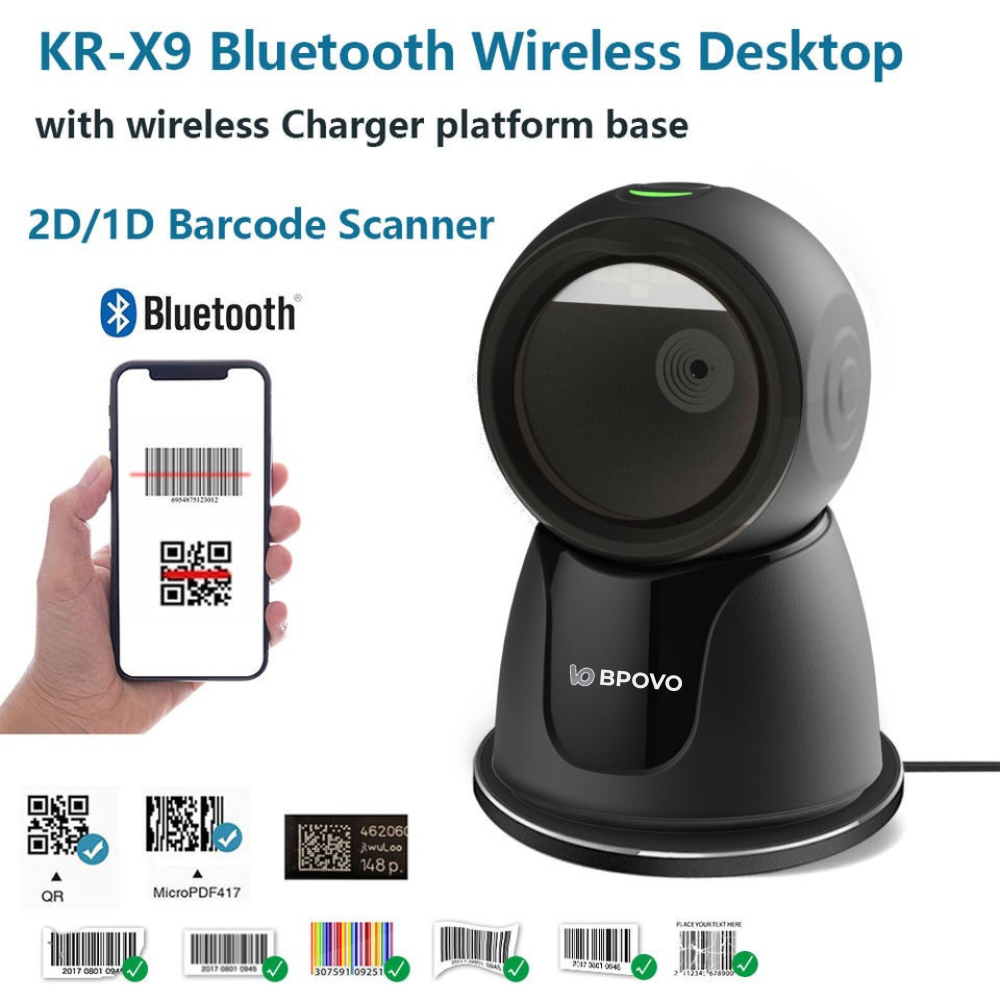 X13-B-1000A Twodimensional wireless Bluetooth barcode scanning