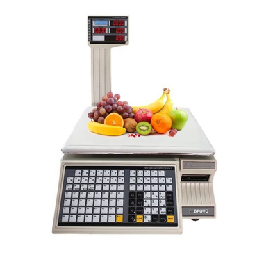 Scale Label/Receipt Printing 2" 30kg RS232, Ethernet, Cash Drawer BPOVO TM-30F