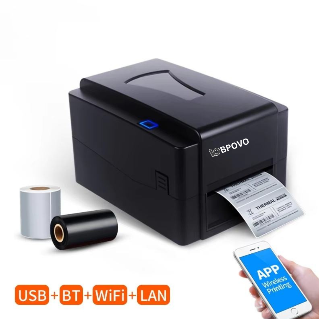 BPOVO ZY-4603 High-Performance RFID & Label Thermal Printer