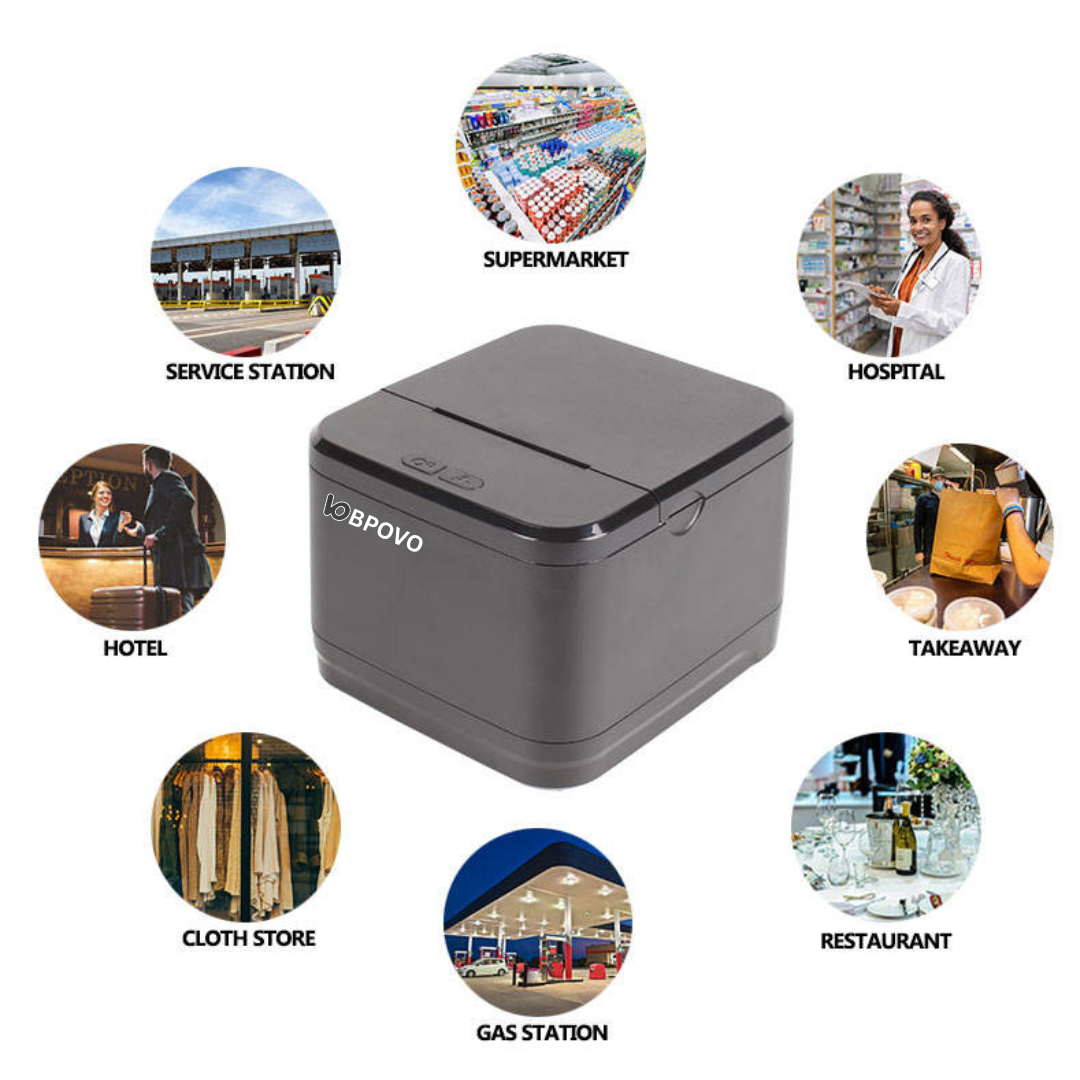 BPOVO ZY5801 58mm Compact Type-C Thermal Printer