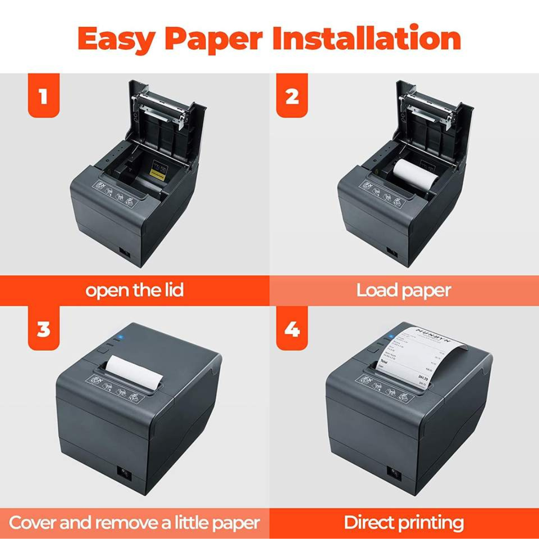 BPOVO ZY-808 Thermal POS Printer