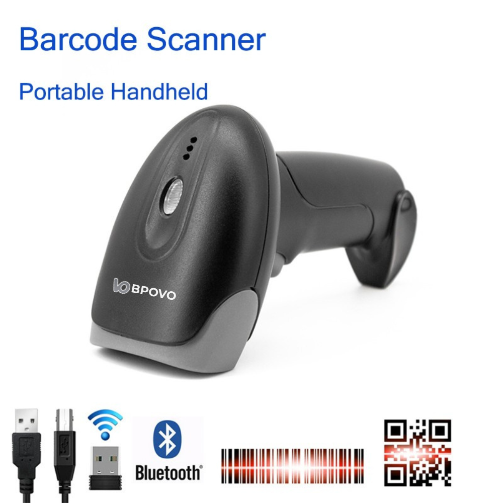 S20-B 2D Wireless Bluetooth Barcode Scanner(50W)