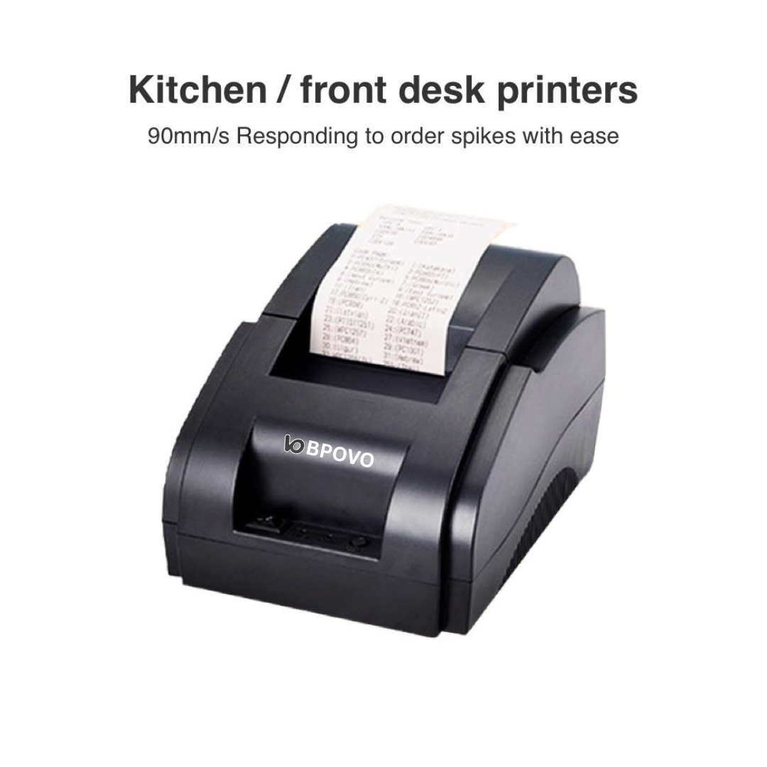 ZY 58iv Mini Pos Portable Barcode Receipt Label Sticker Printers Scanners Thermal Printer With USB Blue Tooth