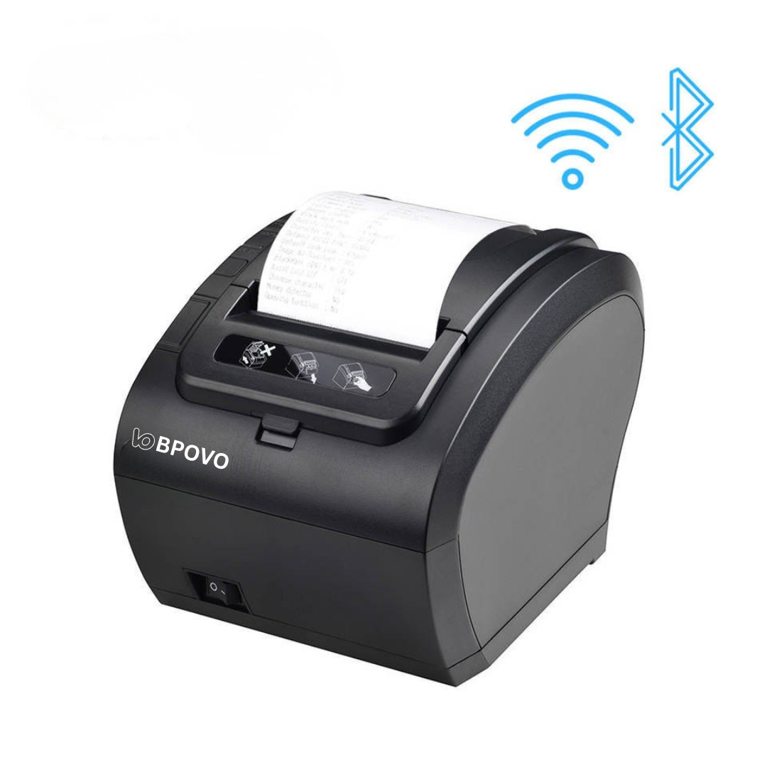 ZY-307 High Speed 300m/s 80mm Wireless WIFI/Blue Tooth Wired LAN/RS232/USB Thermal POS Billing Receipt Printer with Auto Cutter