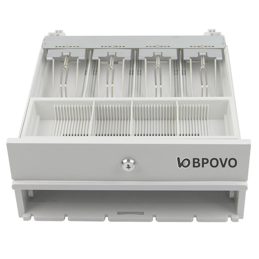 BPOVO 330A / 4B4C Cash Drawer (White)