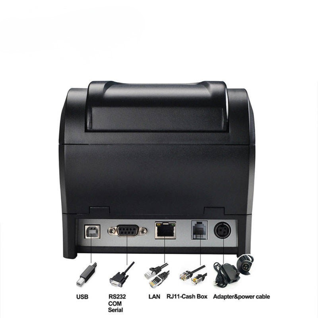 ZY-307 High Speed 300m/s 80mm Wireless WIFI/Blue Tooth Wired LAN/RS232/USB Thermal POS Billing Receipt Printer with Auto Cutter