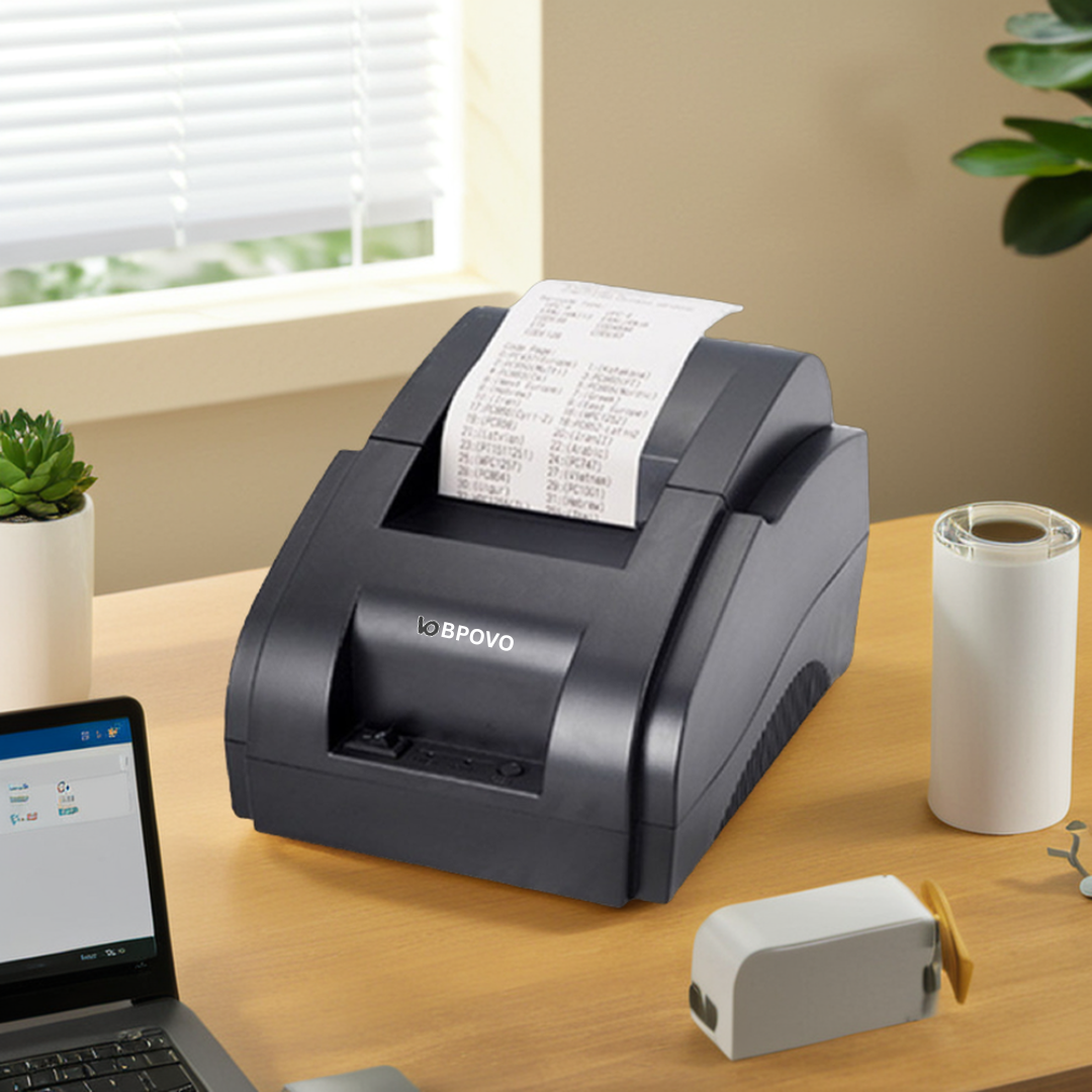 ZY 58iv Mini Pos Portable Barcode Receipt Label Sticker Printers Scanners Thermal Printer With USB Blue Tooth