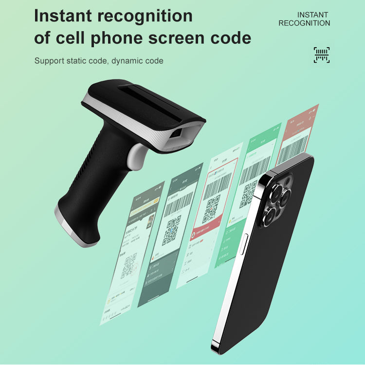W10 2D wired barcode scanning gun(50W globally)