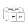 Thermal Transfer Label TTL 76 x 51mm (3 × 2 in) 1000 Labels Roll