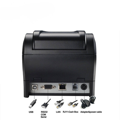 ZY-307 High Speed 300m/s 80mm Wireless WIFI/Blue Tooth Wired LAN/RS232/USB Thermal POS Billing Receipt Printer with Auto Cutter