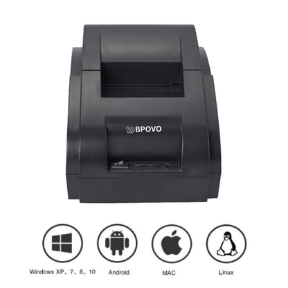 ZY 58iv Mini Pos Portable Barcode Receipt Label Sticker Printers Scanners Thermal Printer With USB Blue Tooth