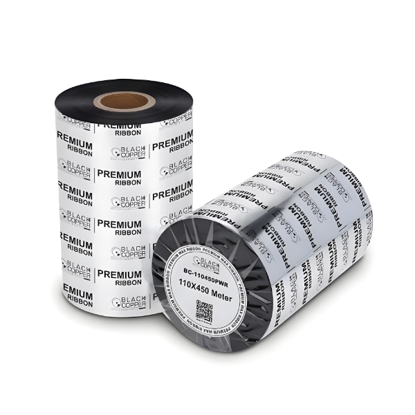 Black Copper Premium Wax Ribbon 50mm x 300m BPOVO BO-60450PWR