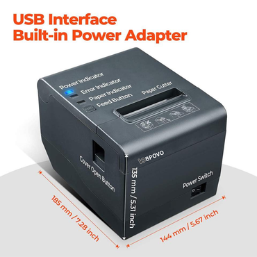 BPOVO ZY-808 Thermal POS Printer