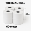 Thermal Paper Roll 60 Meter BPOVO BO-60TR